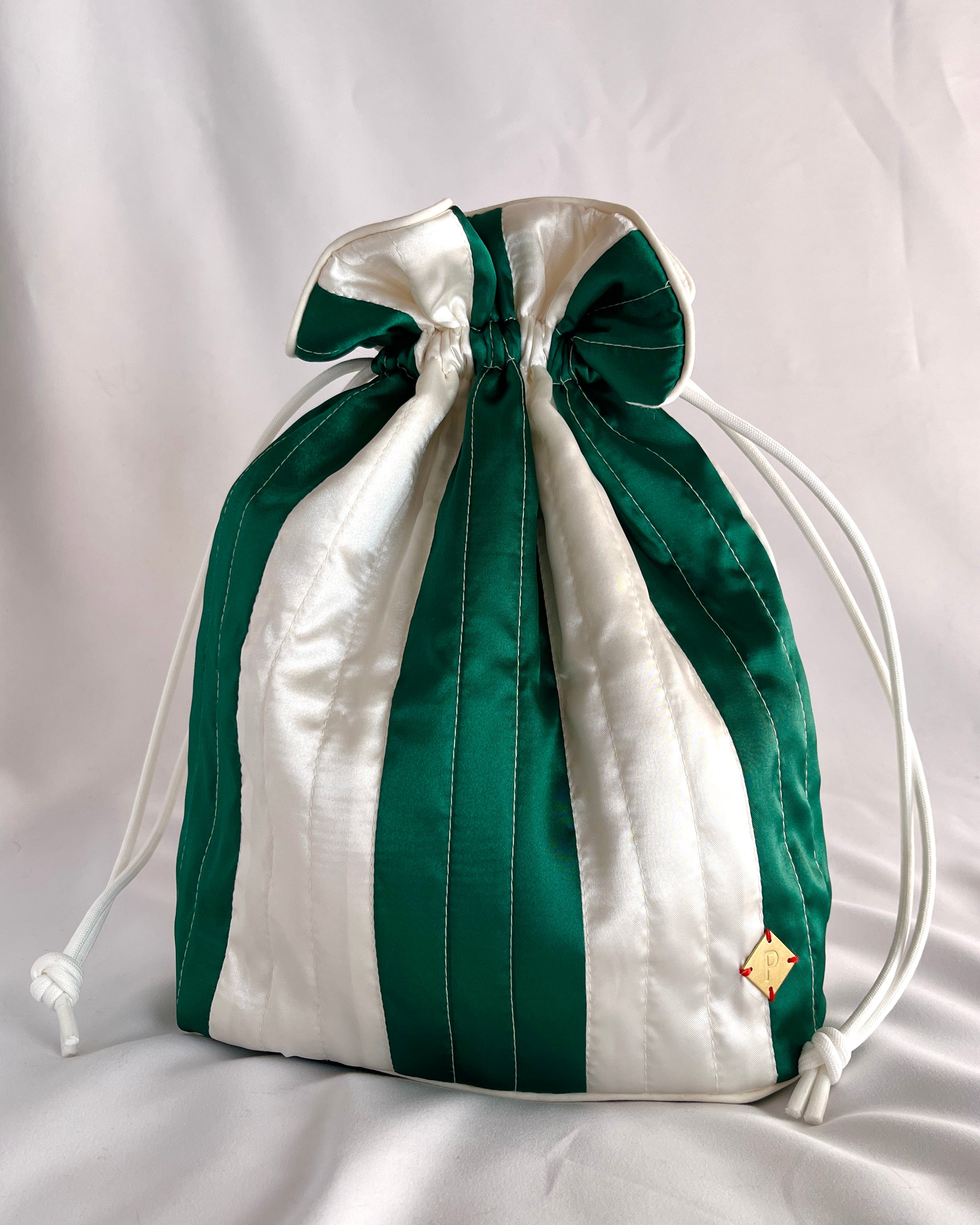 パースバッグ　　　サテンストライプ002