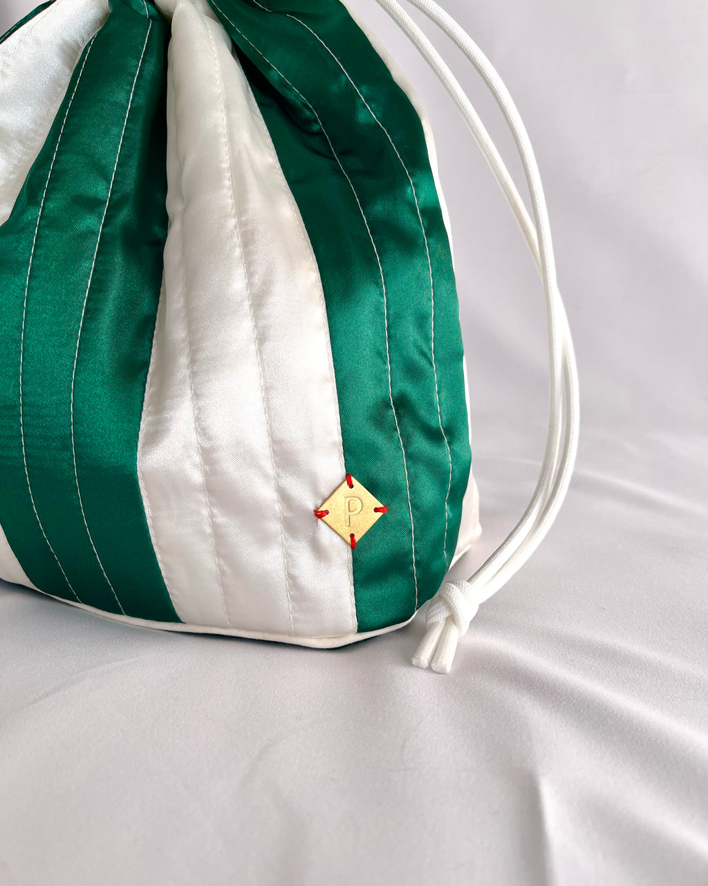 パースバッグ　　　サテンストライプ002