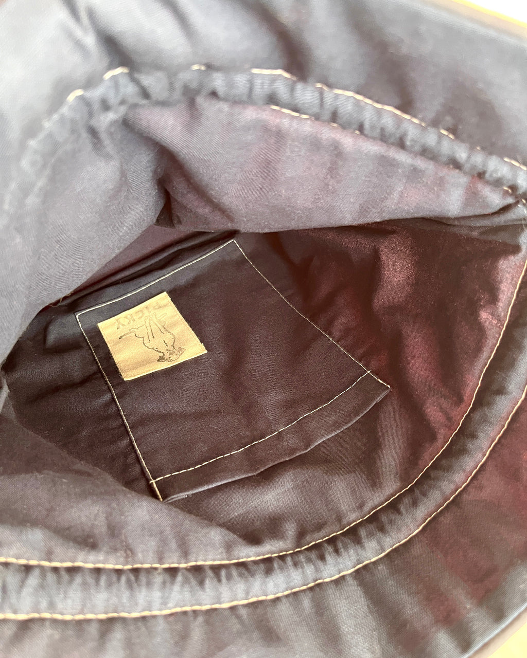 パースバッグ　サテンストライプ001