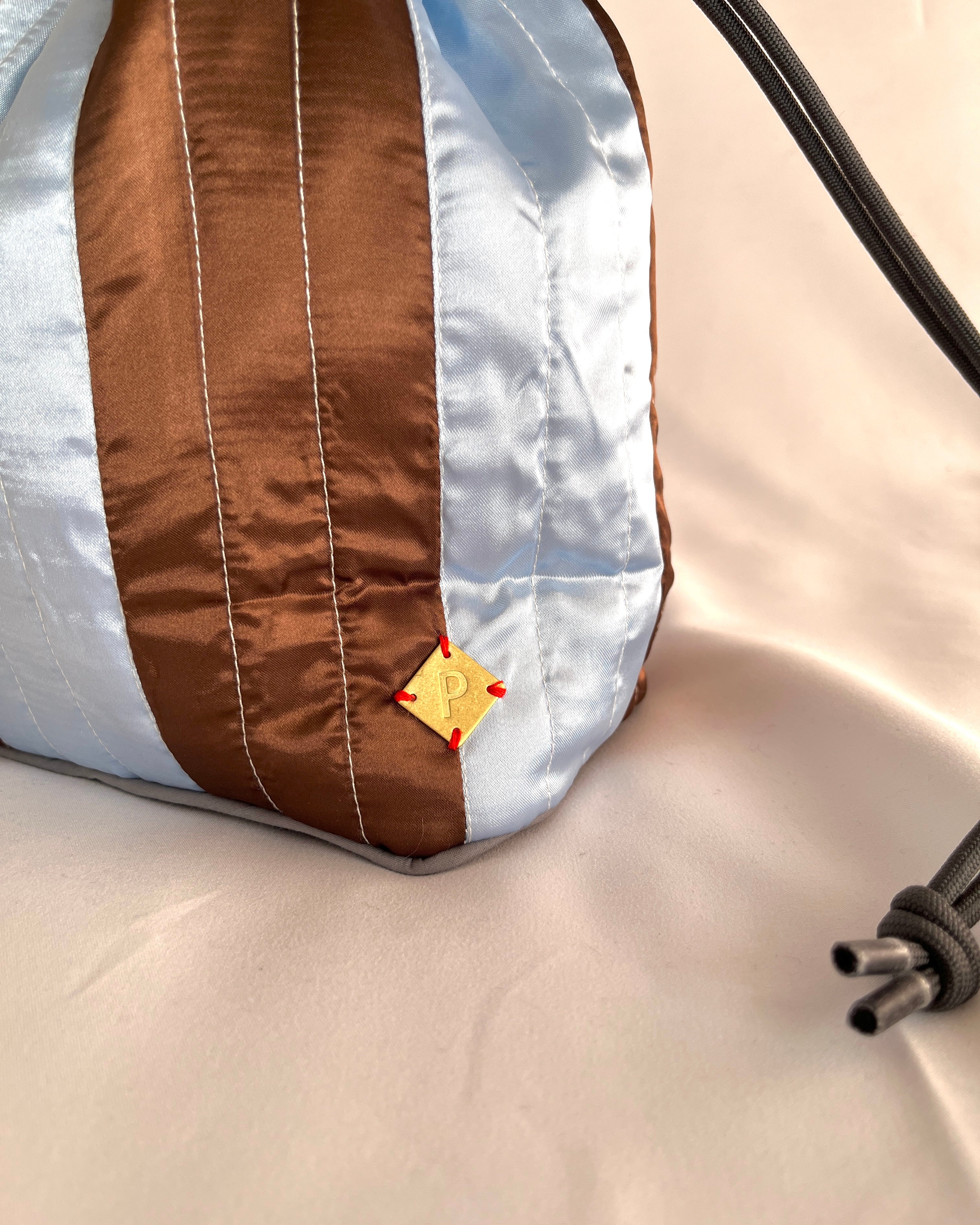 パースバッグ　　　サテンストライプ003