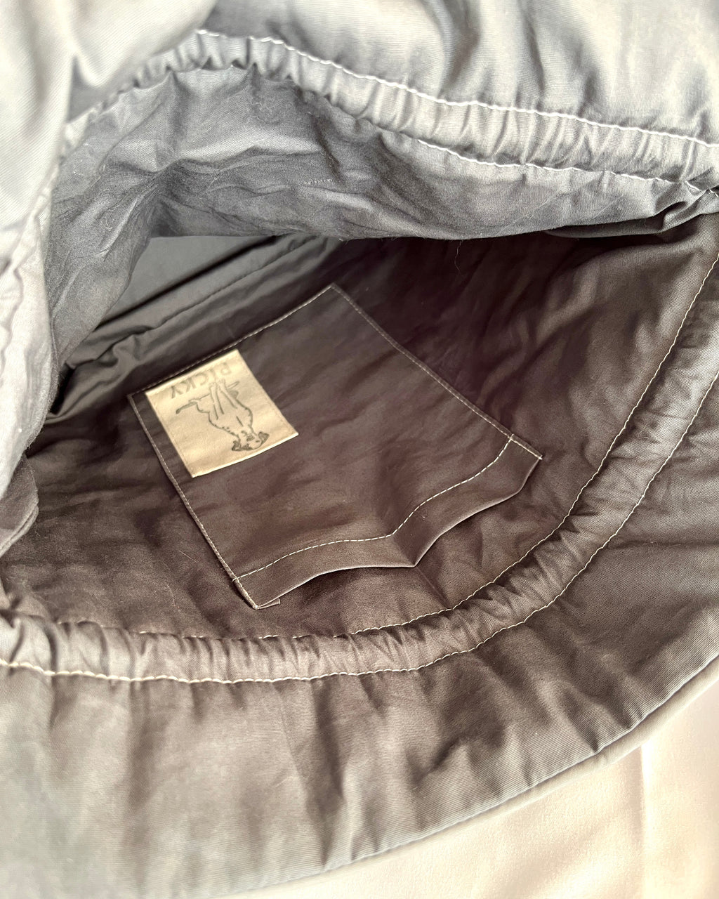 パースバッグ　　　サテンストライプ003