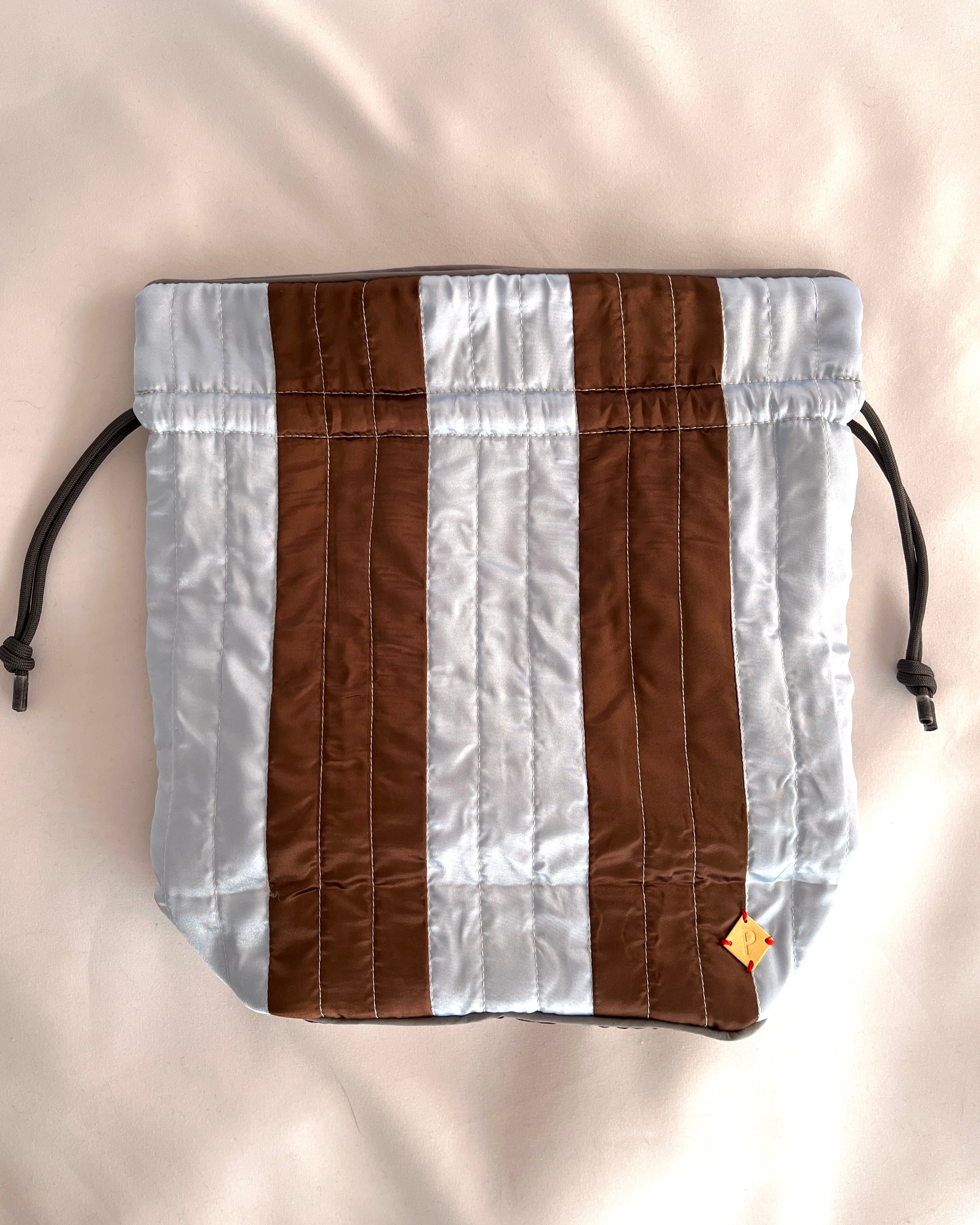 パースバッグ　　　サテンストライプ003