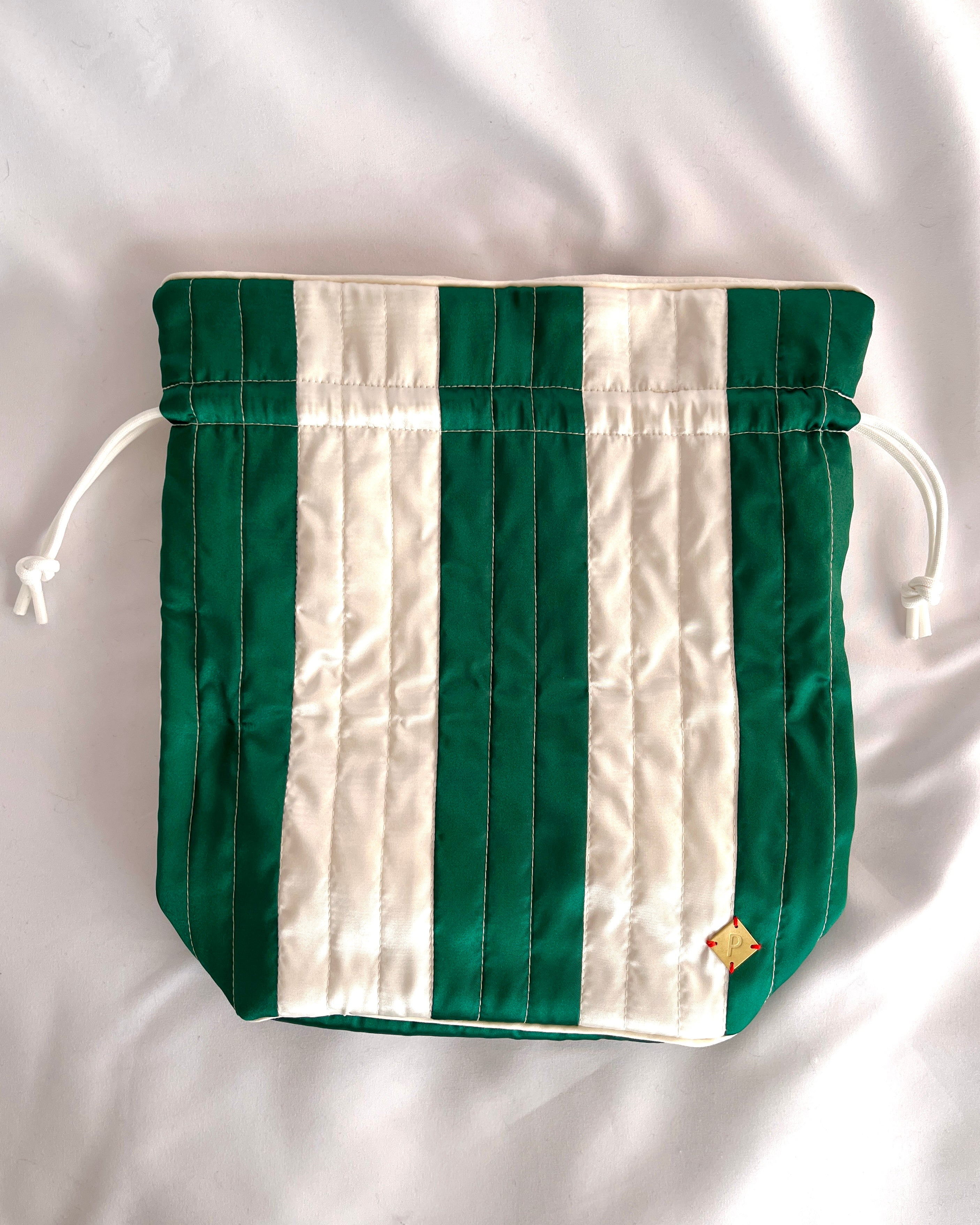 パースバッグ　　　サテンストライプ002