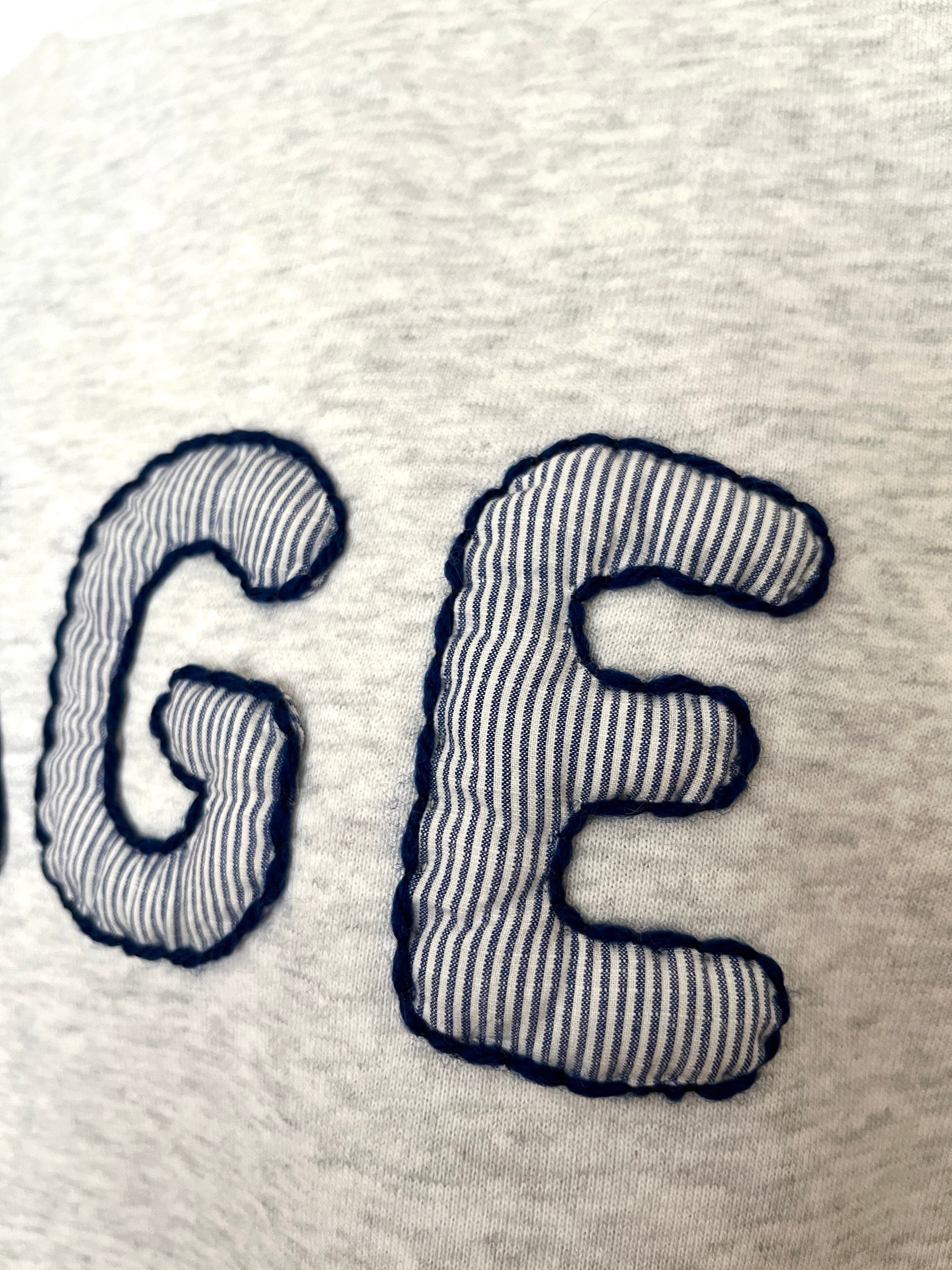 スウェット　”PAGE＂applique