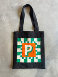 P トートBAG チャコール